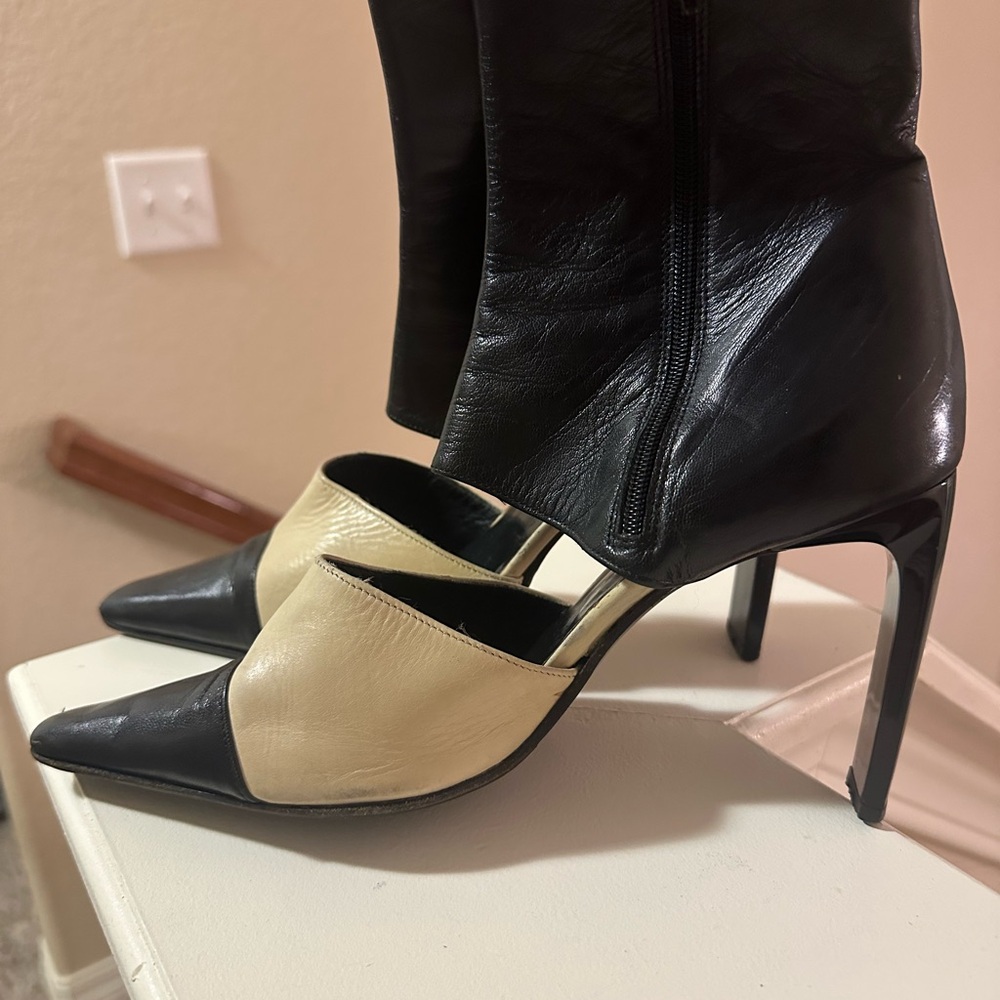 Bundlenod Ankle Heel Boots and Zebra Sam Edelman calf hair For @alwayslegit - Picture 4 of 10
